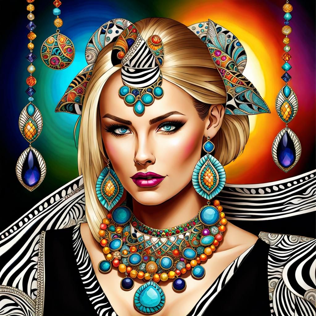 gypsy zebra lady