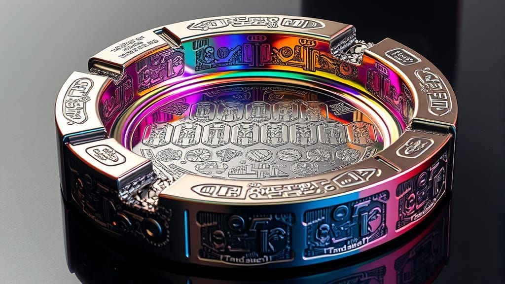 Stainless Sealtray in Biomechanical Futuristic Style