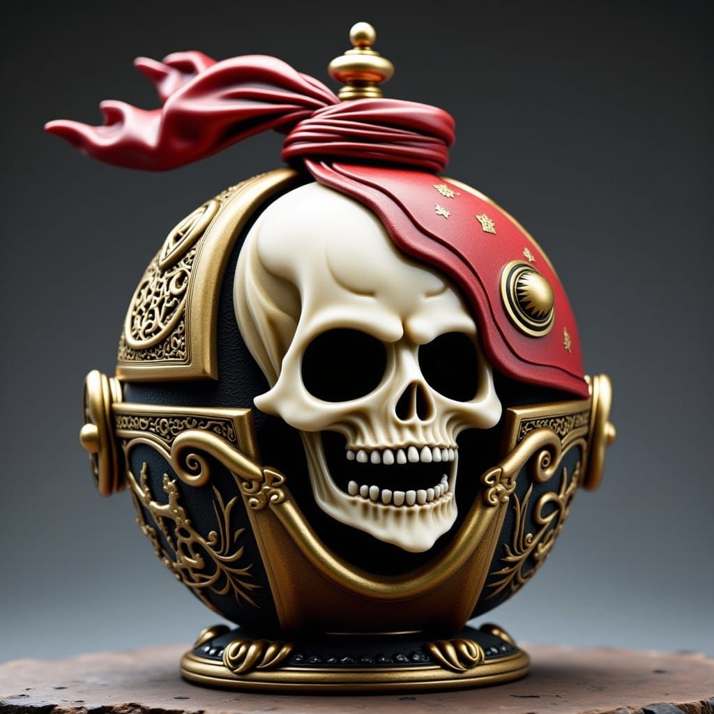 Pirate Relic: A One Piece Pokéball Reimagining