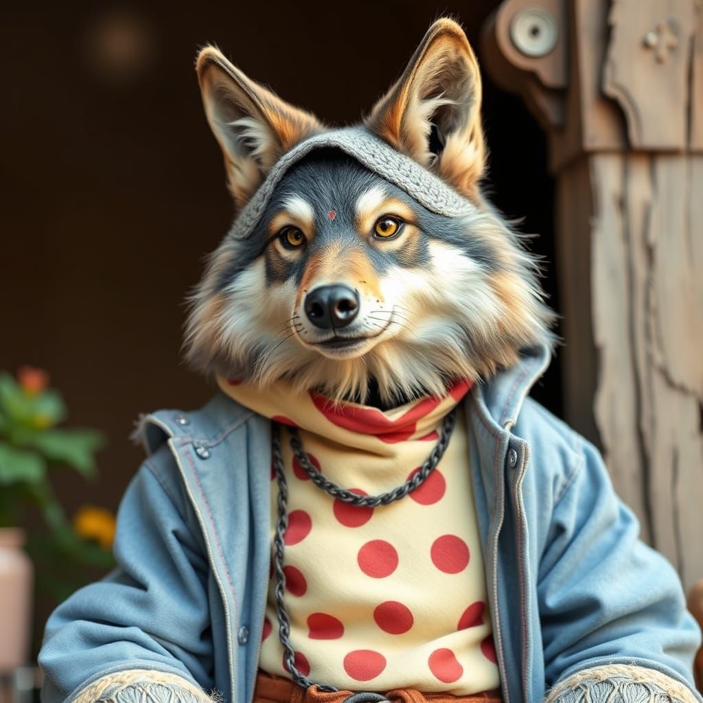 The Bug Bad Wolf Dressed in Grandma's Clothes