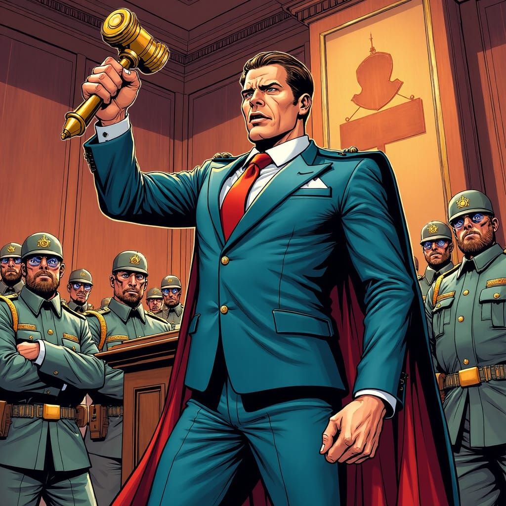 Superhero Lawyer Delivers Justice in Comic Book Style