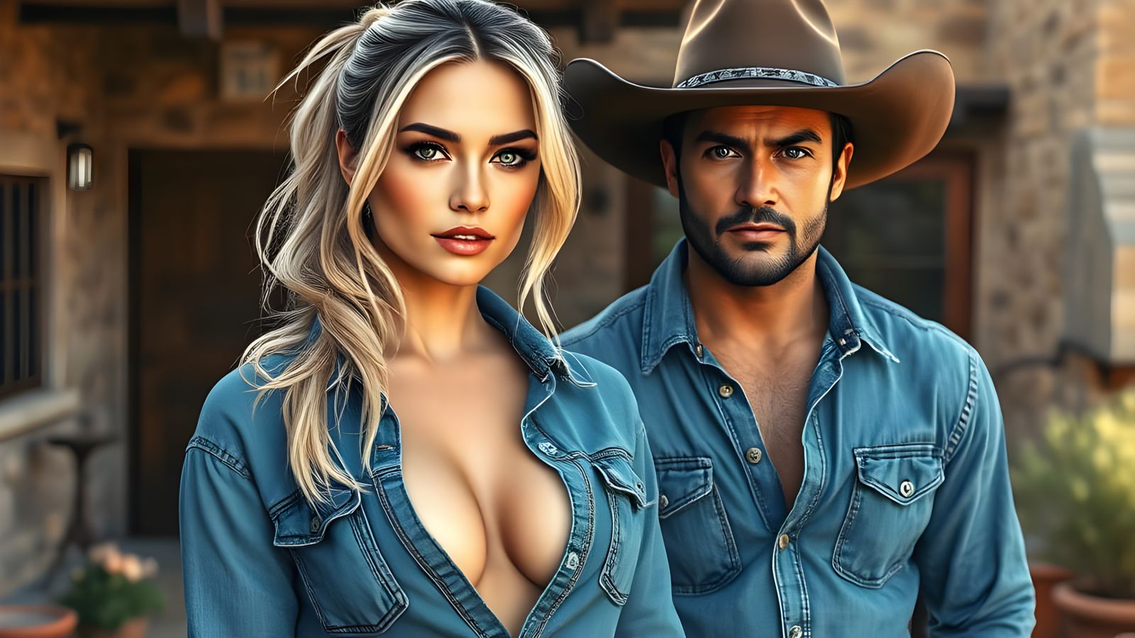 Greek Goddess Meets Wild West in a Stunning 8K Portrait