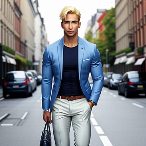 Classical Figure in Casual Attire