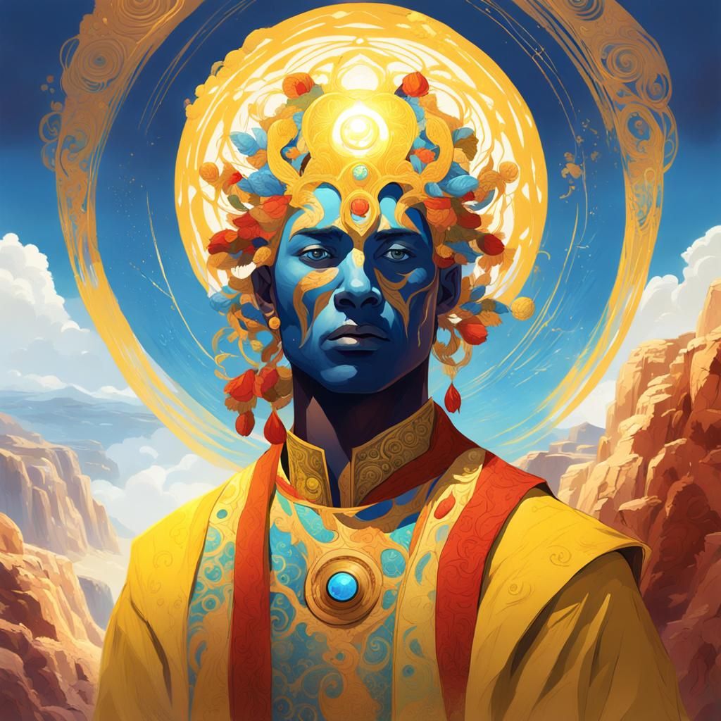 The Fool Arcana: Vibrant Concept Art Portrait