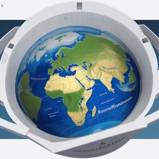 Hyperrealistic 3D Topographical Map of Africa