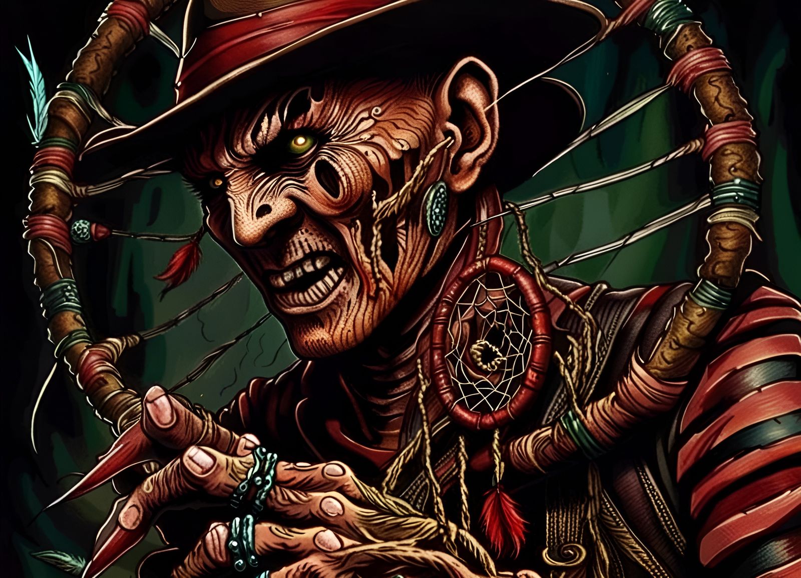 Threads of Fear: Freddy's Grip on Dreams