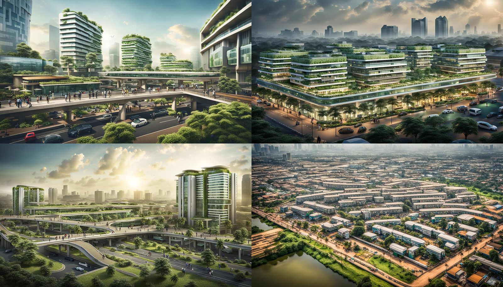 Futuristic Lagos: A Sustainable Tech Cityscape