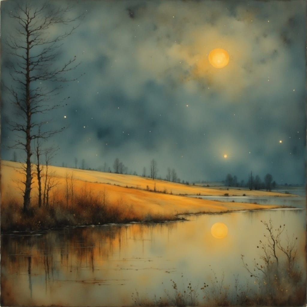 Surreal Twilight Landscape Reveals the New Day