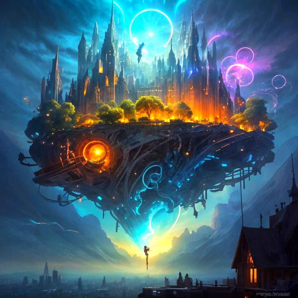 Boy Creates City with Magical Pencil