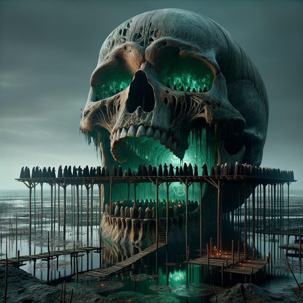 Mysterious Coven Gathers on Weathered Skull Deck