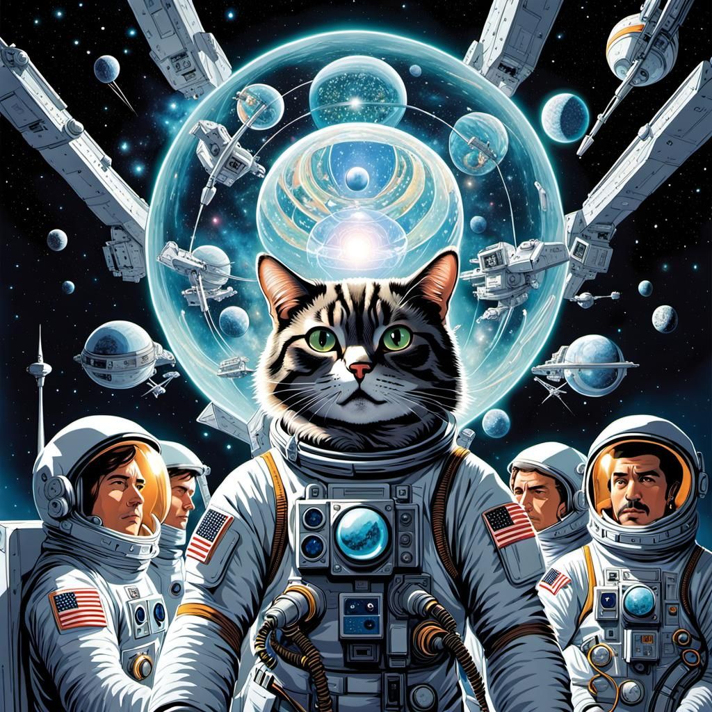 Astronauts Study Space Crystal with Neutron Cat