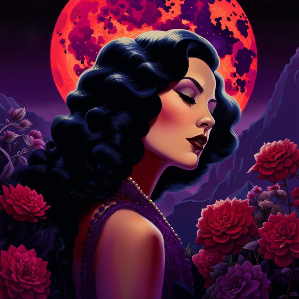 Black Dahlia and Cougar in Dreamy 1920s Scene