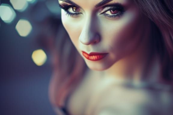 Beautiful Female Bodybuilder in Professional Photography