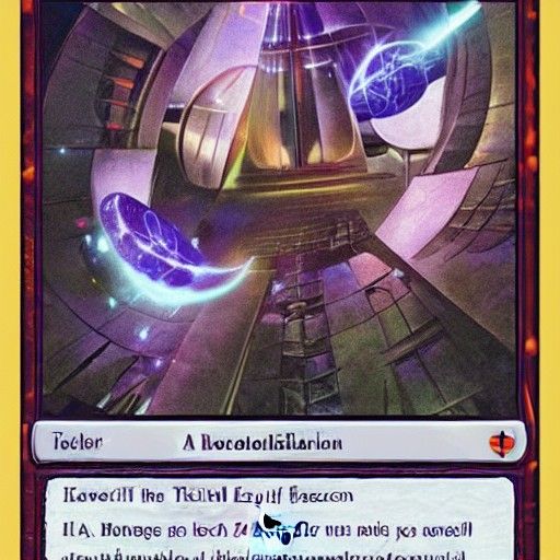 Magical Sci-Fi Spell with Futuristic Tech