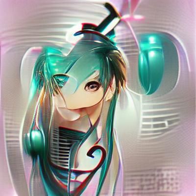 Hatsune Miku Digital Art Illustration