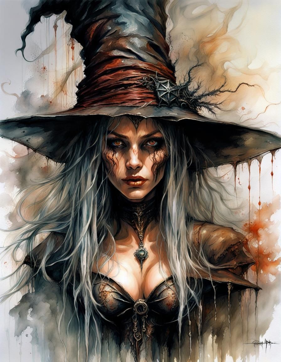 Goblin Witch in Oil Painting Style