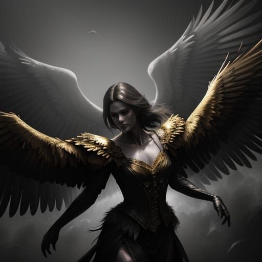 Glistening Wings in Golden Hour Light