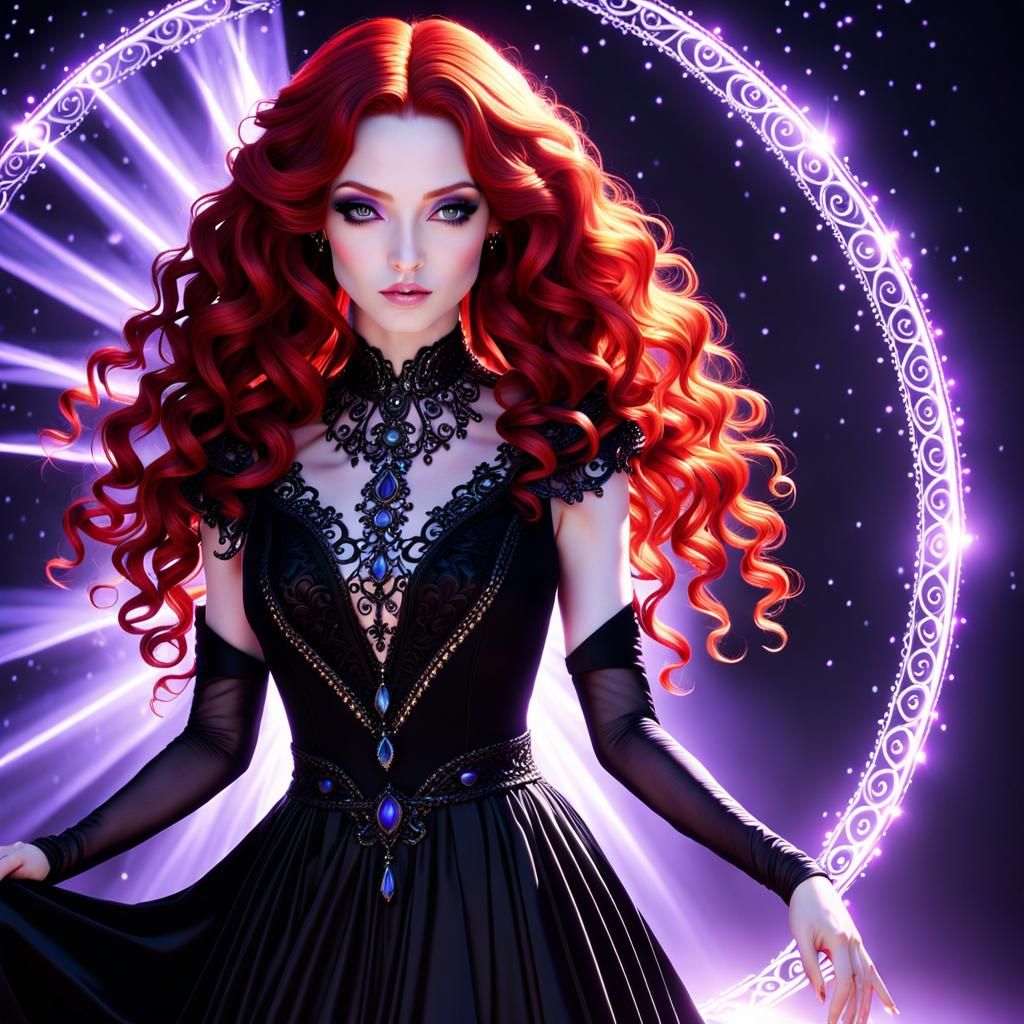 Beautiful Gothic Nymph