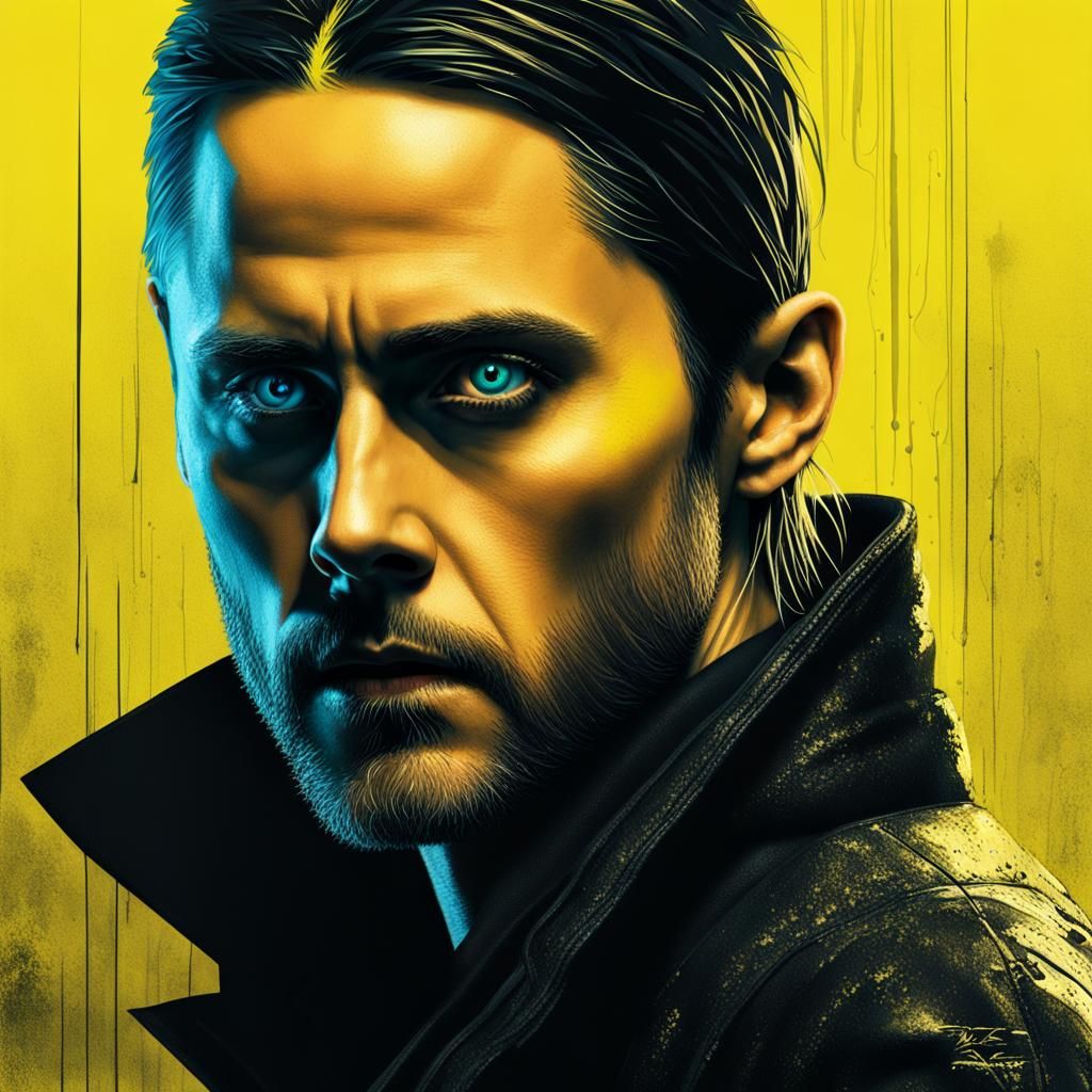 Cyberpunk Portrait of Niander Wallace in Blade Runner