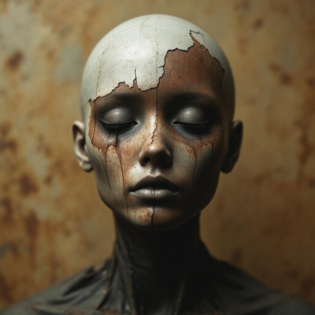 Minimalist Portrait: Decay and Corrosion
