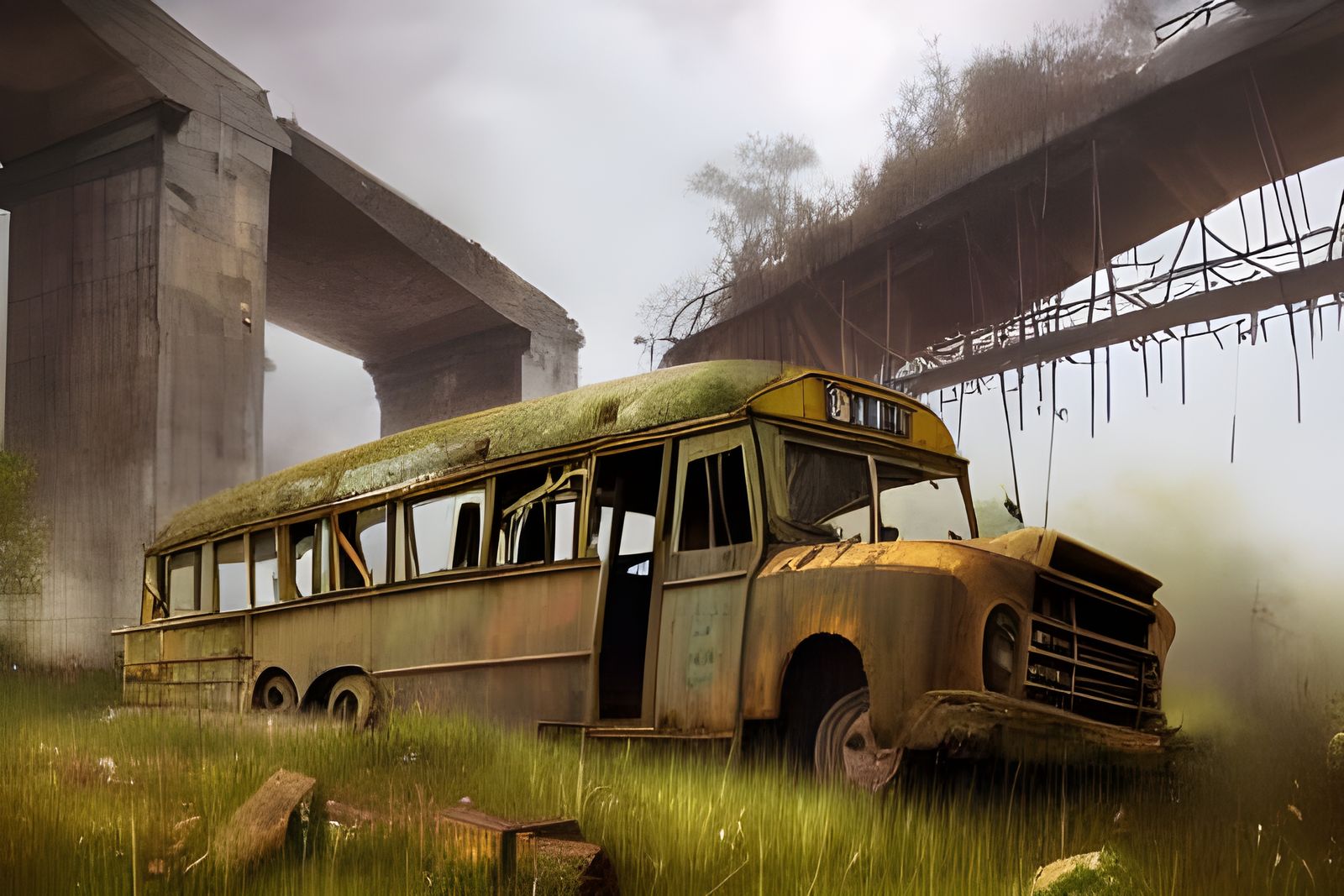 Post-apocalyptic suburbs