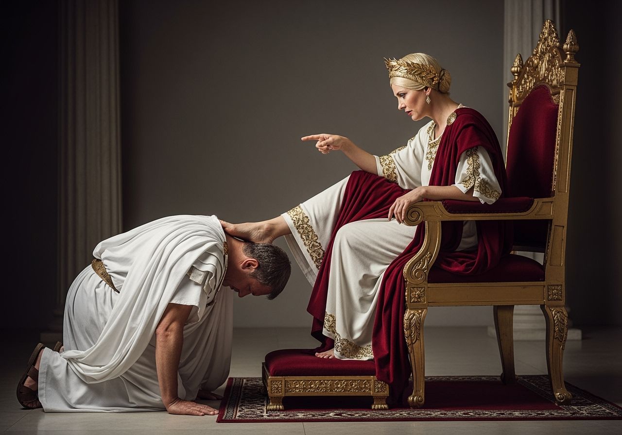 Empress's Disdain: A Roman Power Dynamic in HD