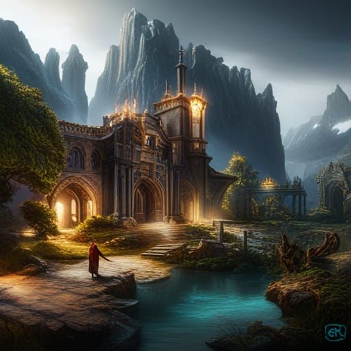 Fantastical Seasons in Deep Color, Matte Painting