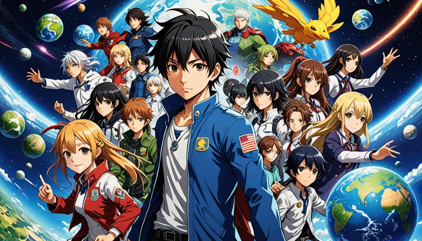 Anime Style: Earth as a Singular Computer