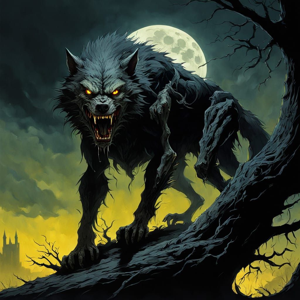 Werewolf Unleashes Fury at Full Moon