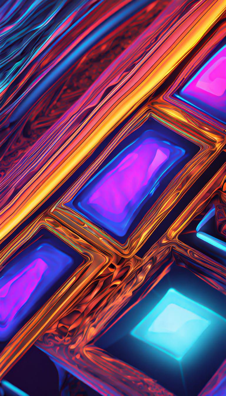 Soothing Optical Art Images for Deep Restful Sleep in Cyberp...