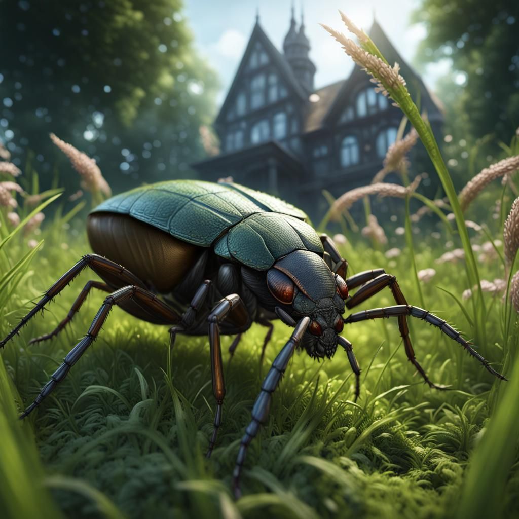 Bug's Eye View: Hyperdetailed Dark Fantasy Art