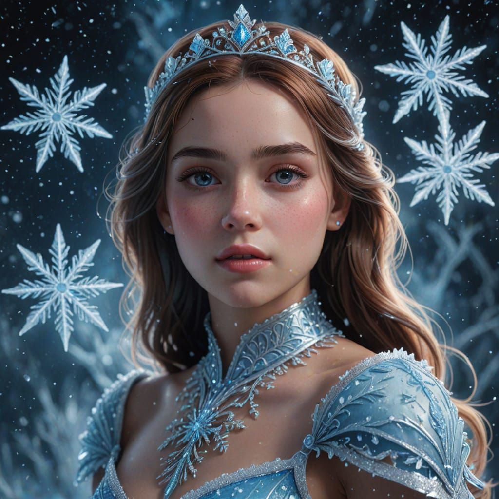 Ice Princess in a Winter Wonderland