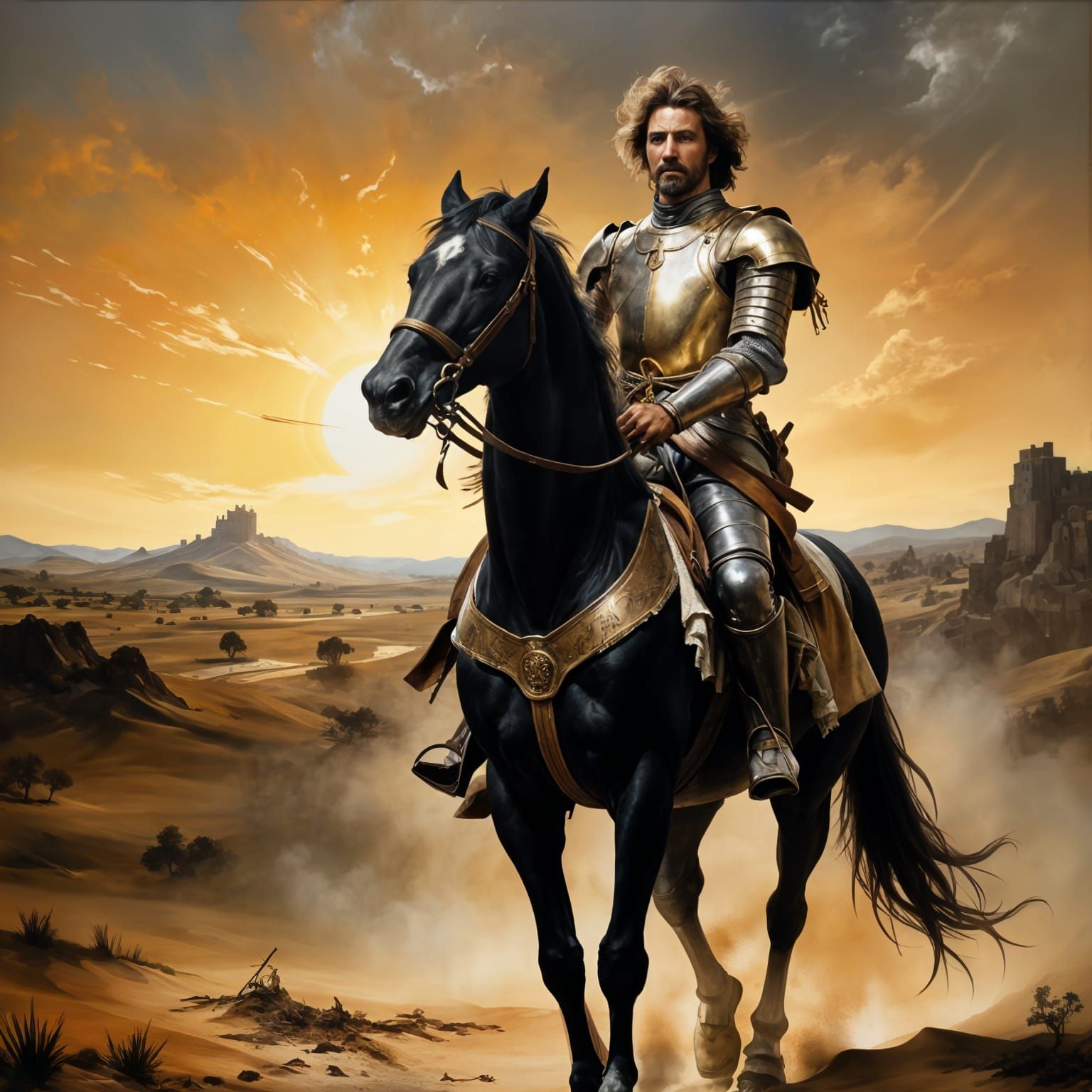 Don Quixote de la Mancha Digital Art