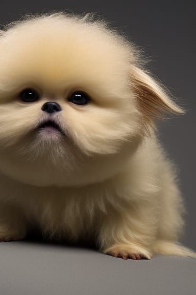 Fluffy 3D Baby Yoda-Wookiee Portrait