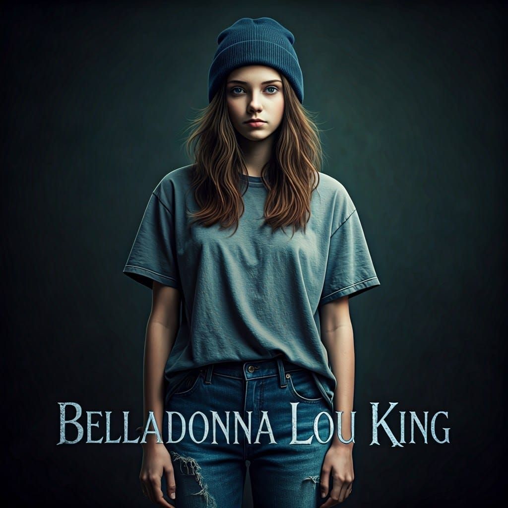 Tomboy Teenage Girl Portrait in Hyper-Realistic Style