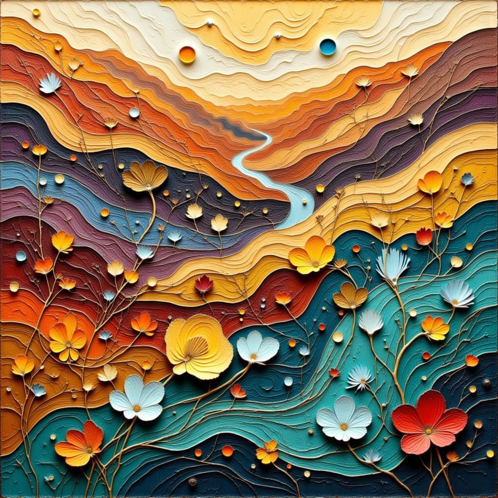 Strata of Quiet Bloom