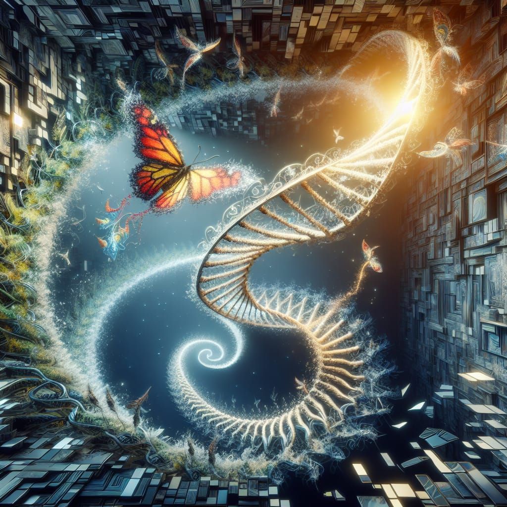 Mirror Labyrinth: Butterfly to Phoenix Metamorphosis