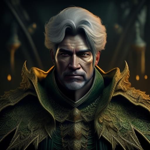 Lizardfolk Royalty in Hyperrealistic Fantasy Art