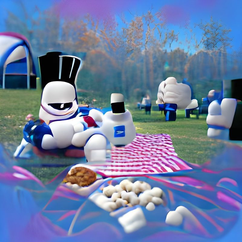 Stay Puft Marshmallow Man's Picnic