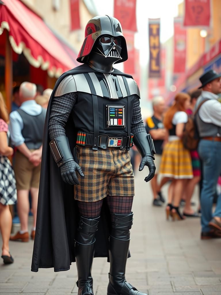 Darth Vader Celebrates Oktoberfest in Bavaria