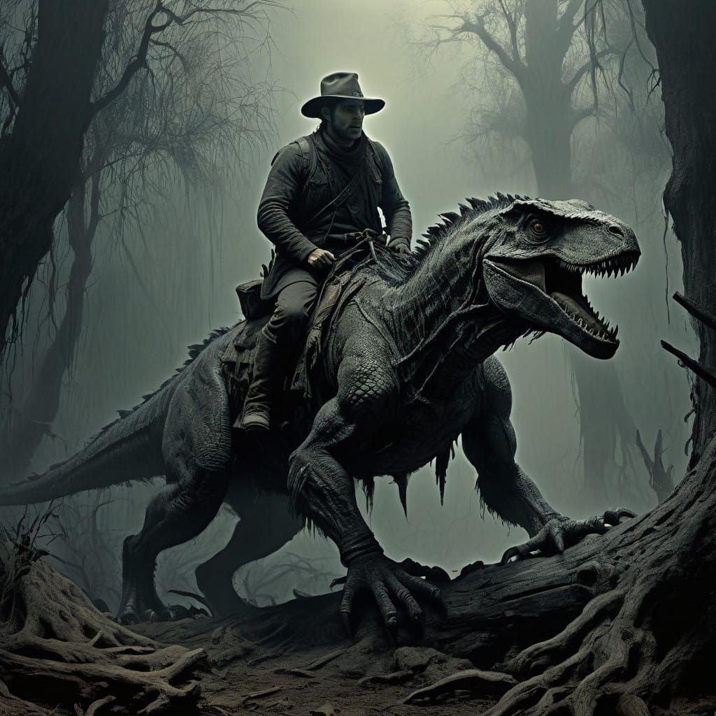 Owen Grady Rides a Majestic Velociraptor in a Haunting, Hype...