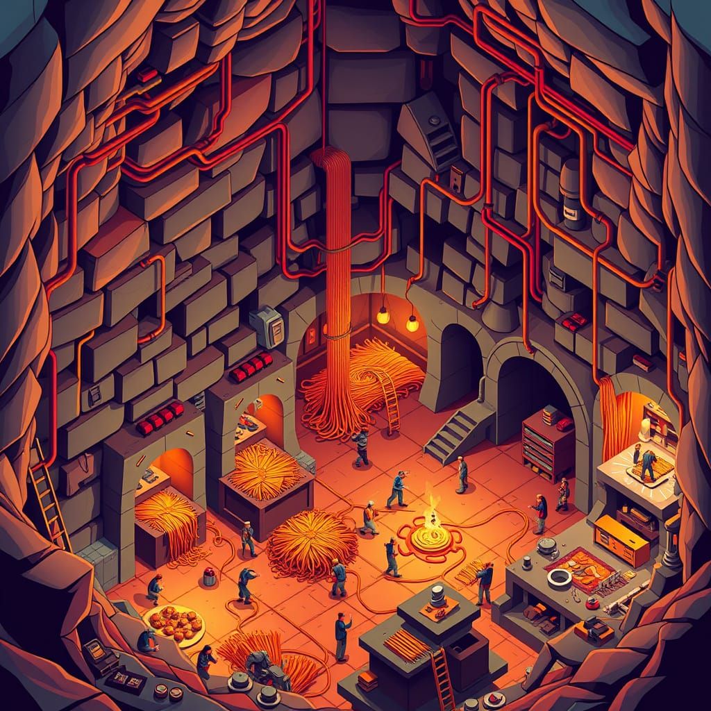Isometric Tunnels: Secret Spaghetti Operation