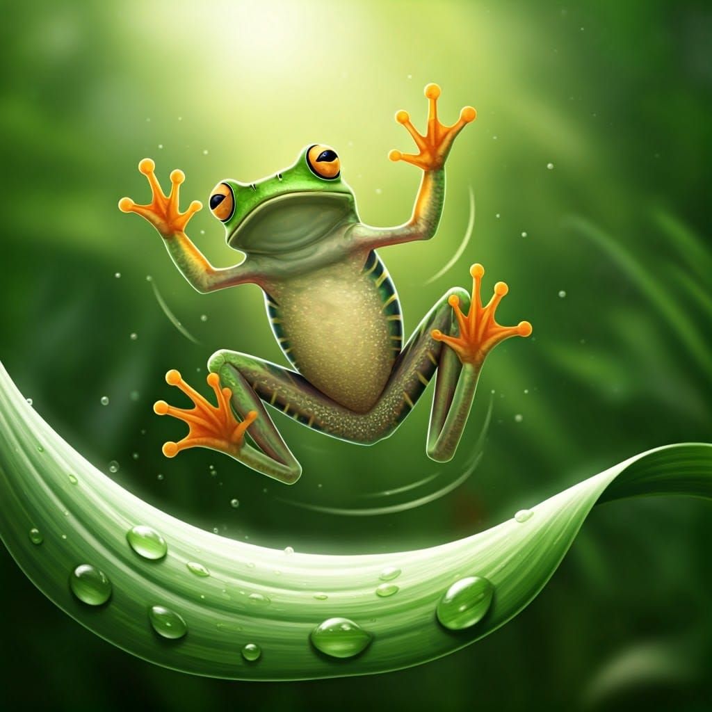 Things That Hop Jumping frog