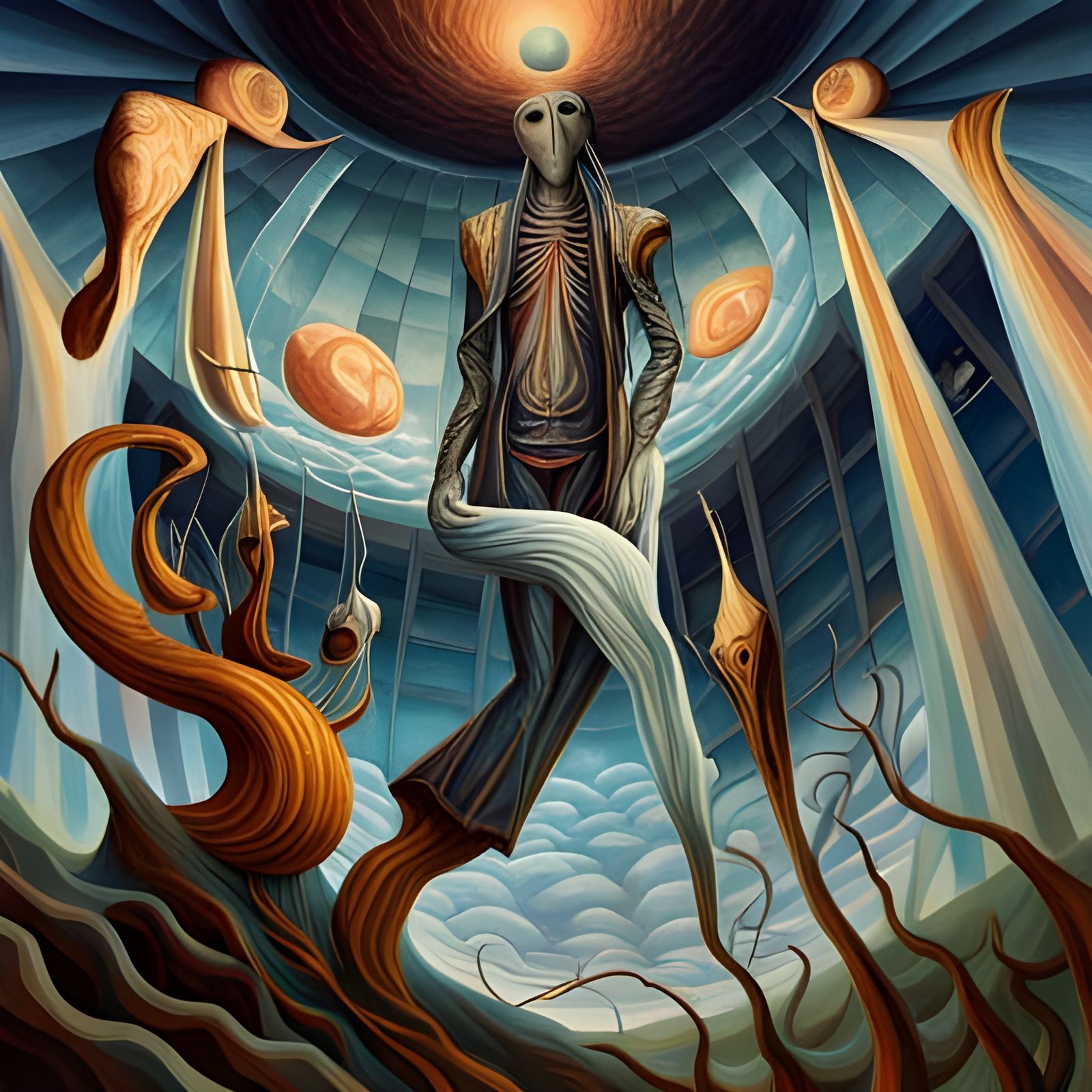 Fractured Reality: A Surreal Spacetime Rendering