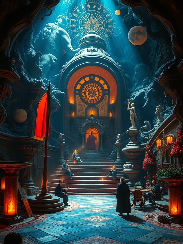 Surreal Dreamscape: A Mystical Living Story