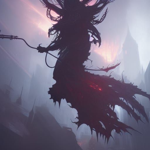 Shadow Demon: Dark Fantasy Concept Art