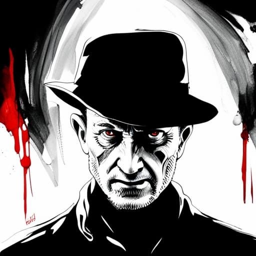 Hyperrealistic Freddy Kruger Portrait in Dreamworld