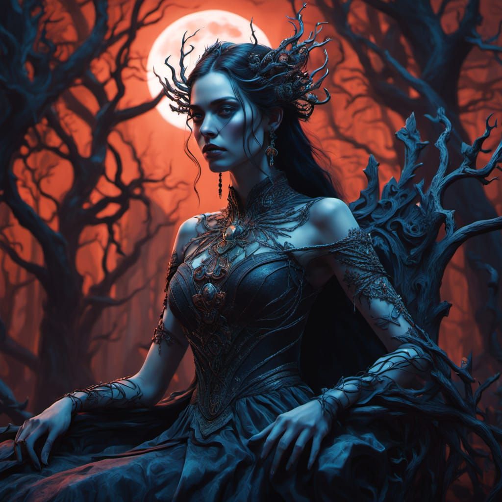 Ethereal Goddess of the Dark Realm