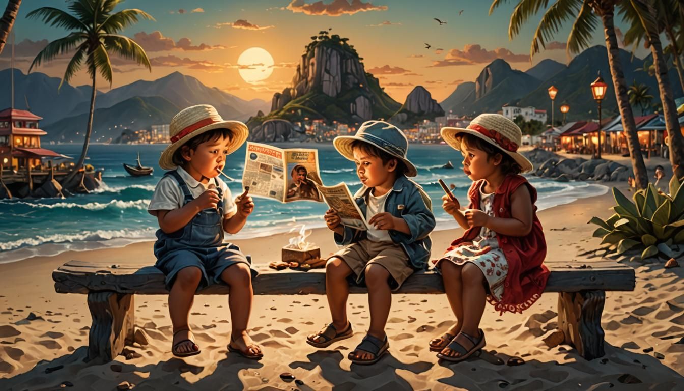 Babies on Acapulco Beach: Matte Painting in Unreal Engine