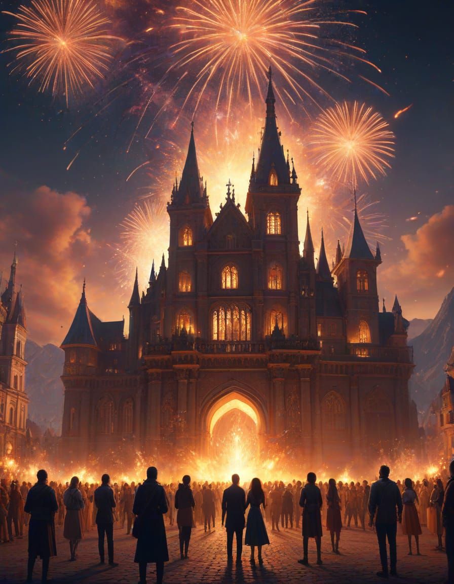 Fantasy Art of a European Celebration